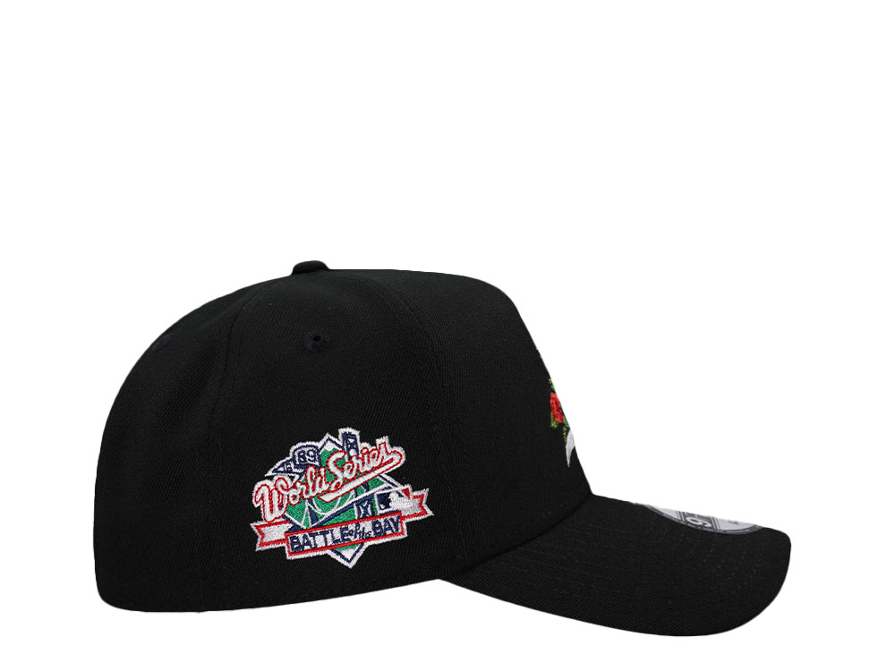 New Era Oakland Athletics World Series 1989 Black Flowers 9Forty A Frame Snapback Casquette