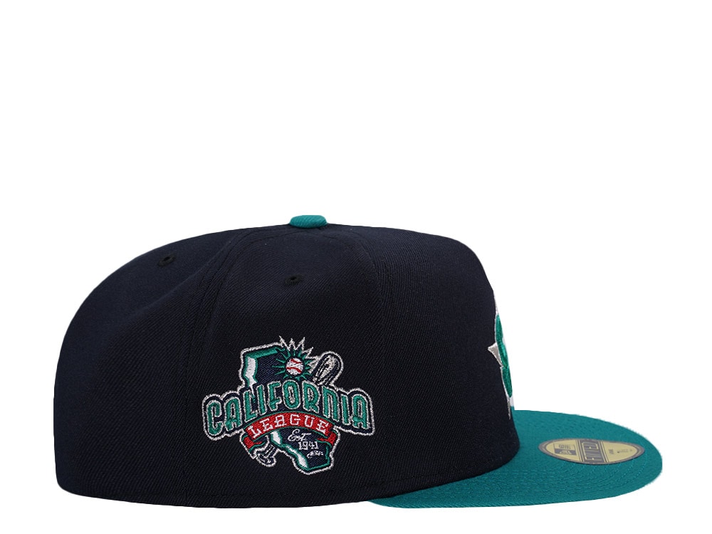 New Era Seattle Mariners California League Navy Two Tone Edition A Frame 59Fifty Fitted Casquette