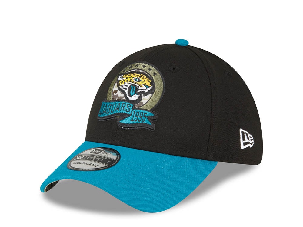 New Era Jacksonville Jaguars Salute to Service 2022 39Thirty Stretch Casquette