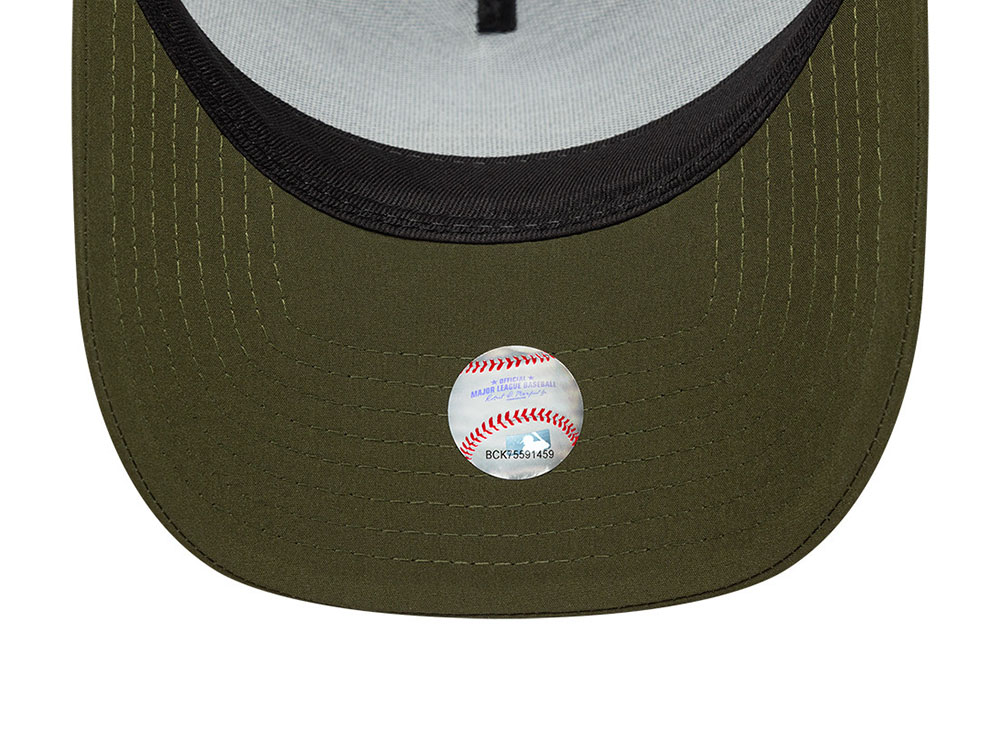 New Era Los Angeles Dodgers Olive Edition 9Forty A Frame Trucker Snapback Casquette