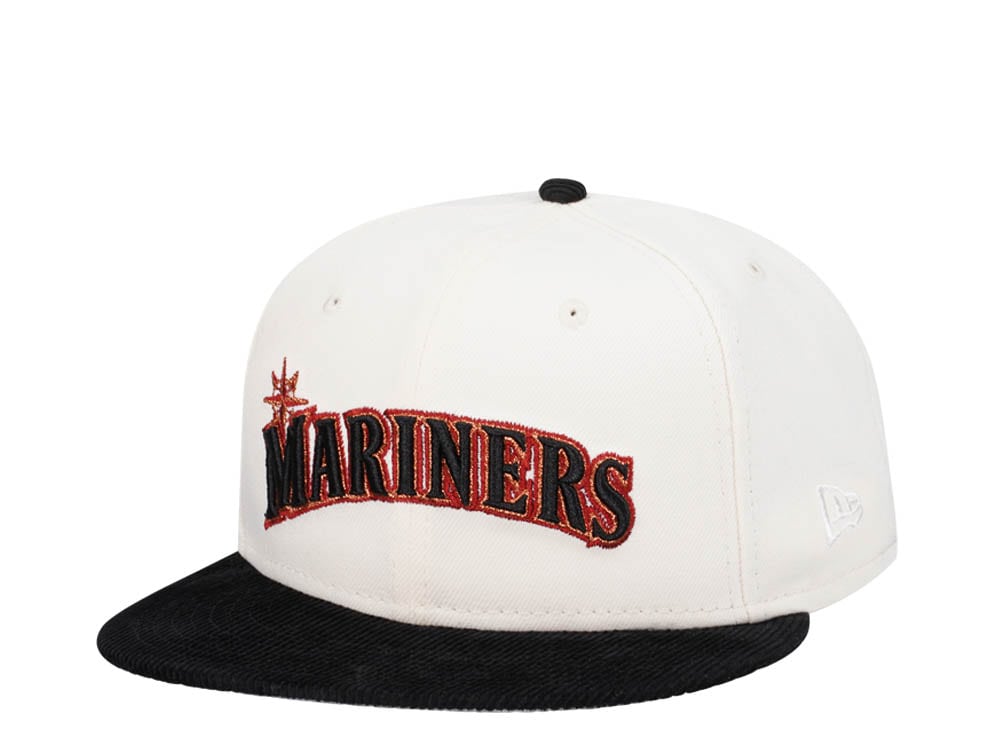 New Era Seattle Mariners Cream Cord Brim Prime Edition 59Fifty Fitted Casquette