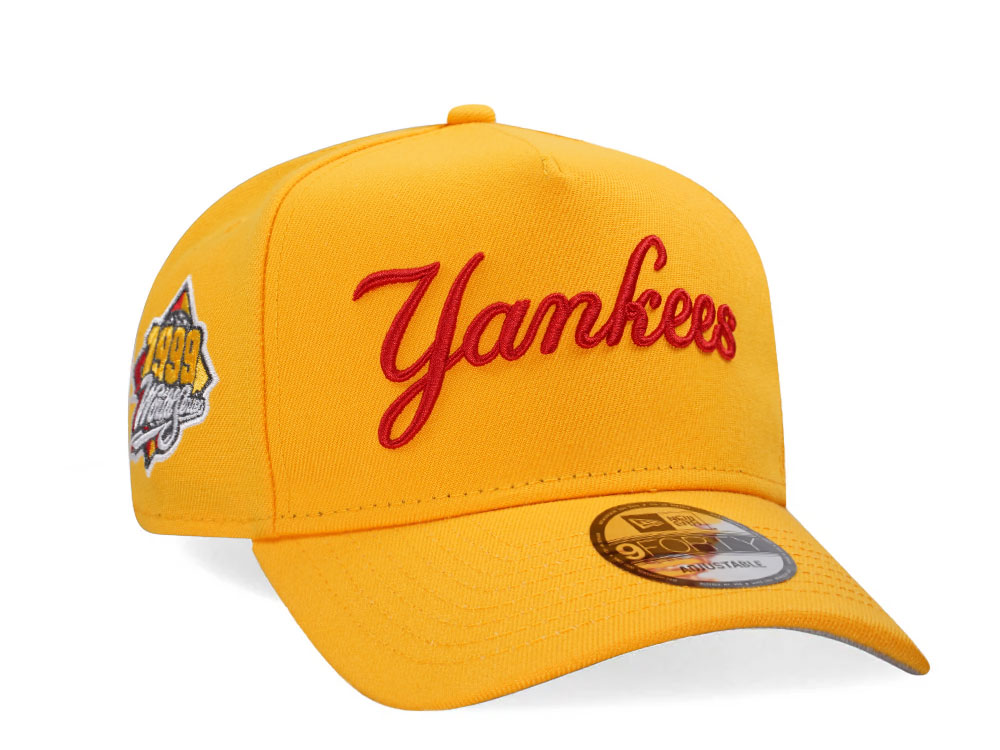 New Era New York Yankees World Series 1999 Yellow Classic 9Forty A Frame Snapback Casquette