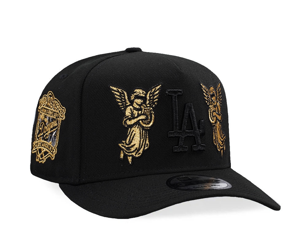 New Era Los Angeles Dodgers 40th Anniversary Angel Black Prime Edition 9Fifty A Frame Snapback Casquette