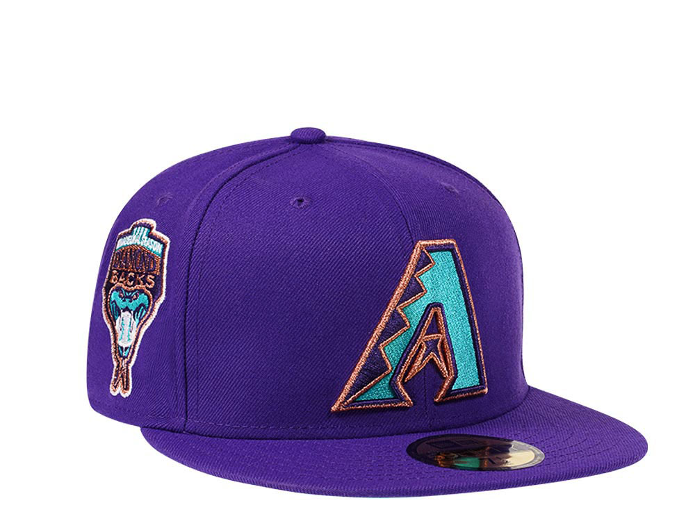 New Era Arizona Diamondbacks Inaugural 1998 Season Purple Edition 59Fifty Fitted Casquette