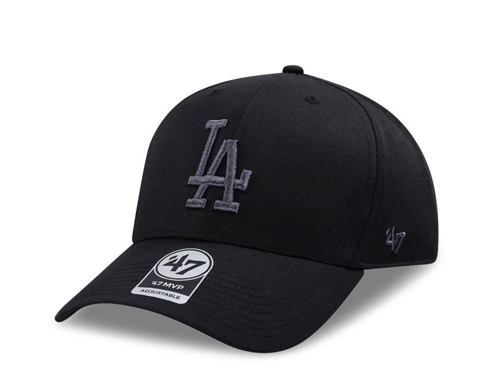47Brand Los Angeles Dodgers Black Tonal Camo Under MVP Snapback Casquette