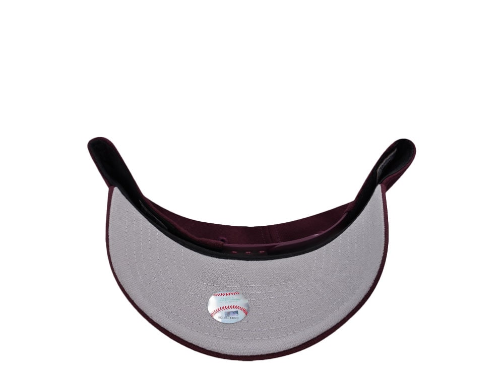 New Era Anaheim Angels 35th Anniversary Maroon Prime Edition 9Forty A Frame Snapback Casquette