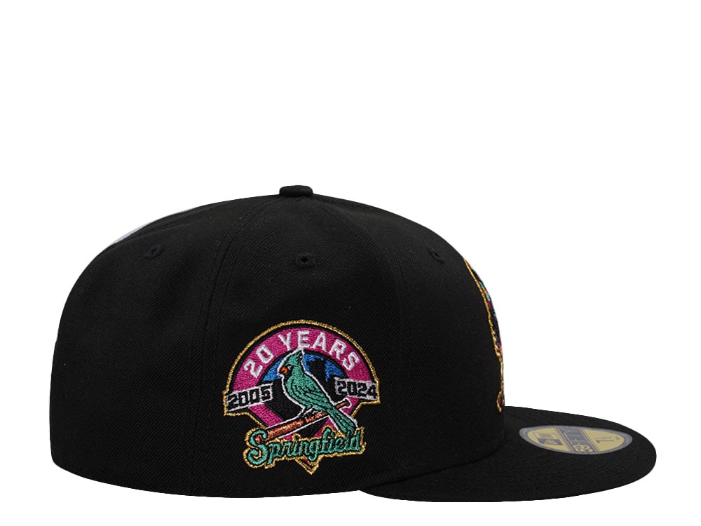 New Era Springfield Cardinals 20th Anniversary Black Prime Edition 59Fifty Fitted Casquette