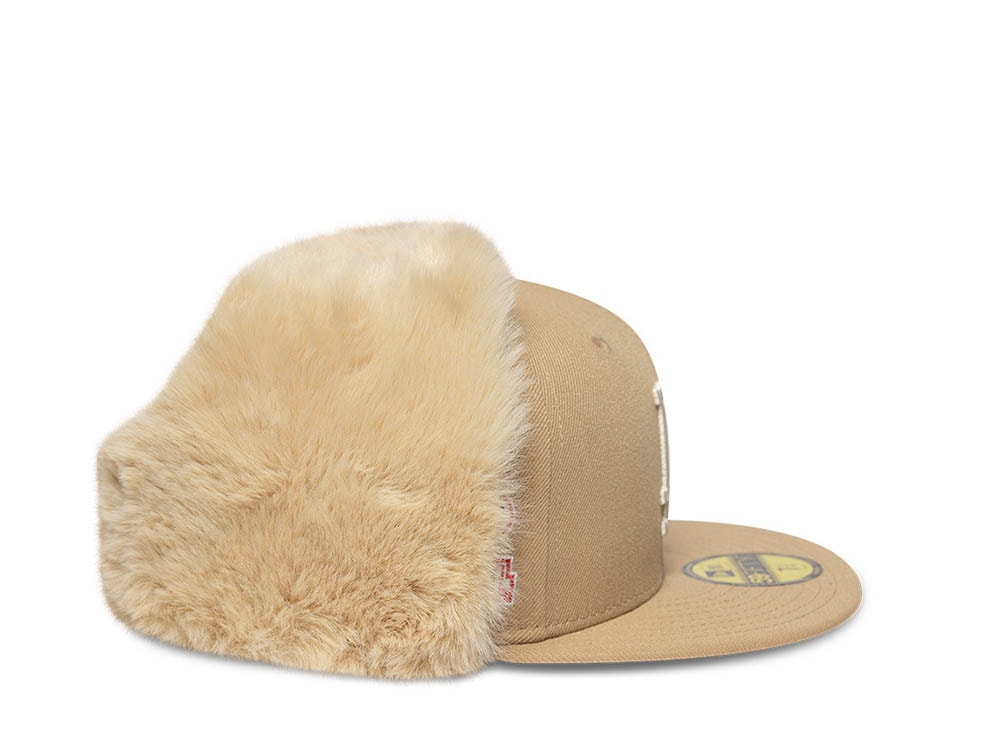 New Era Los Angeles Dodgers World Series 1981 Camel Prime Edition 59Fifty Dogear Fitted Casquette