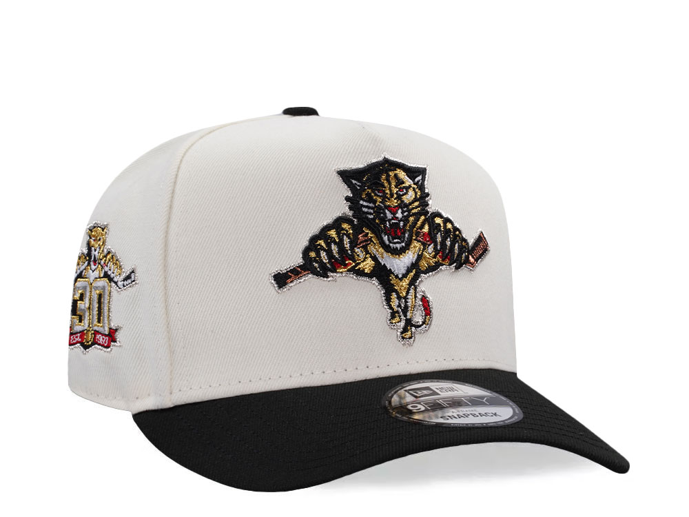 New Era Florida Panthers 30th Anniversary Chrome Two Tone Edition 9Fifty A Frame Snapback Casquette