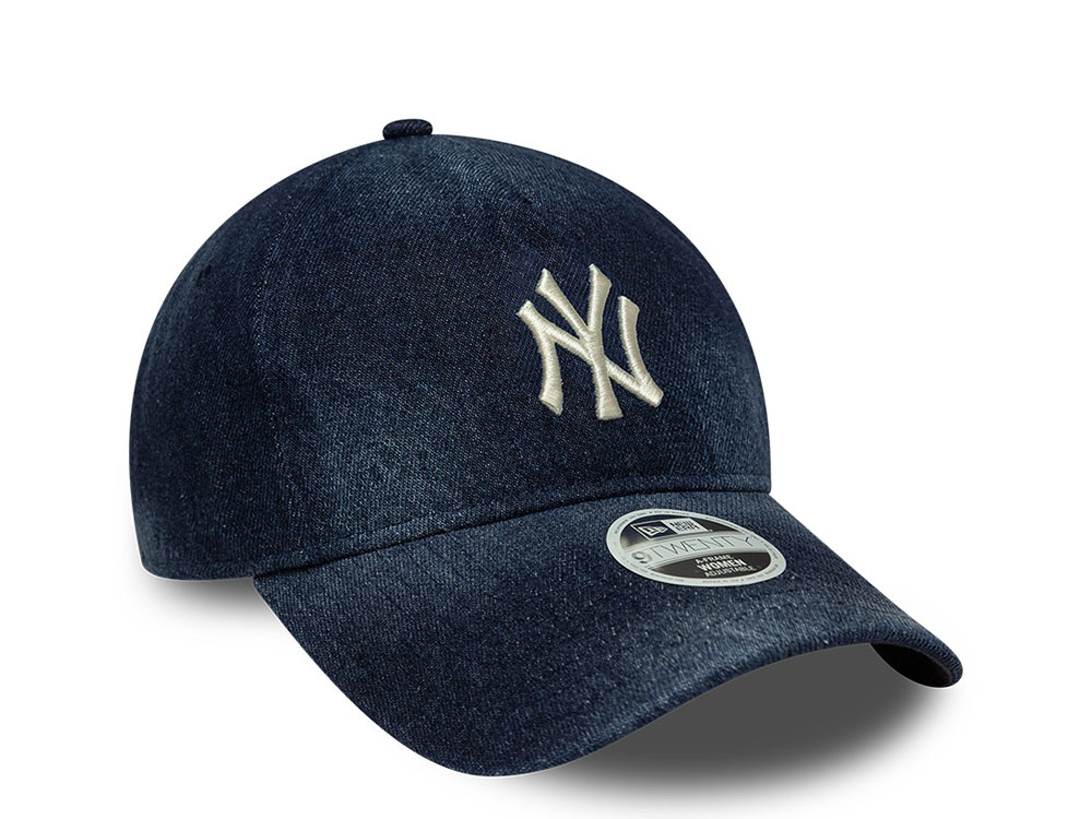 New Era New York Yankees Denim Navy 9Twenty A Frame Strapback Casquette