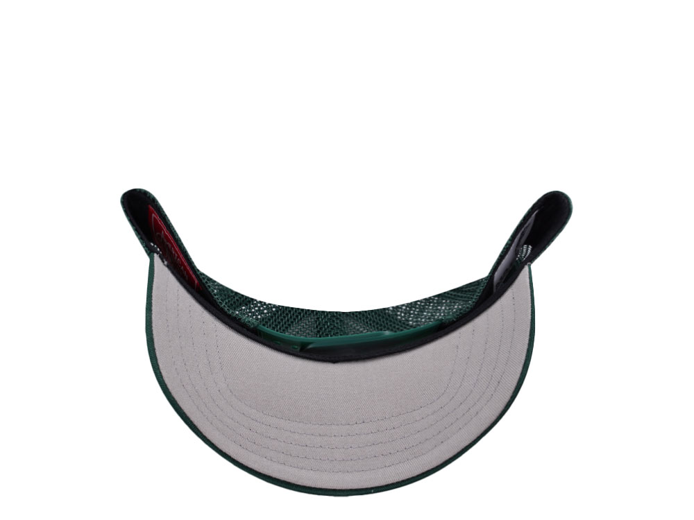 American Needle Mack Trucks Dark Green Valin Trucker Snapback Casquette