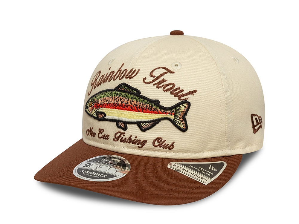 New Era Rainbow Trout New Era Fishing Club 9Fifty Retro Crown Snapback Casquette