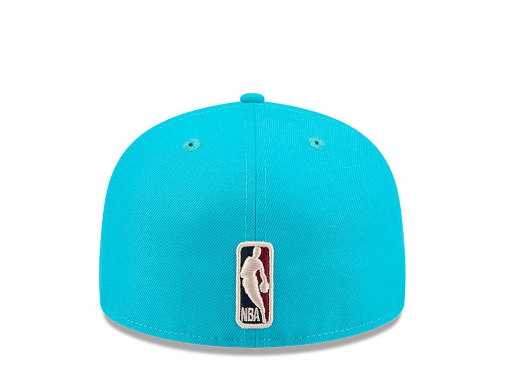 New Era Charlotte Hornets HWC 5th Anniversary Teal  59Fifty Fitted Casquette