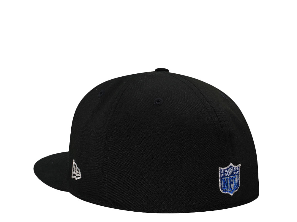 New Era Dallas Cowboys 50th Anniversary Black Metallic Edition 59Fifty Fitted Casquette