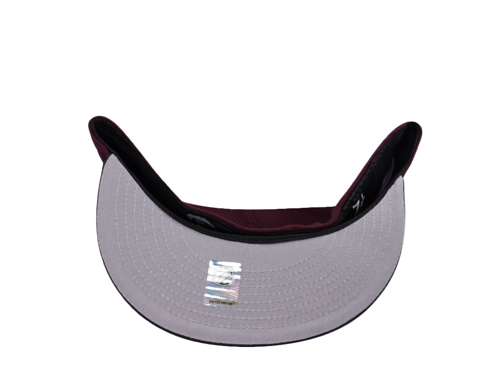 New Era Columbus Blue Jackets Maroon Two Tone Edition 59Fifty Fitted Casquette