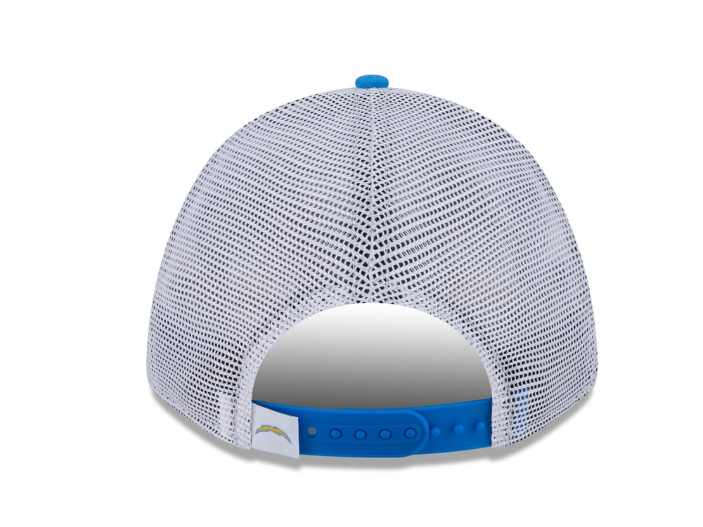 New Era Los Angeles Chargers Official Team Color Edition 9Forty M Crown A Frame Trucker Snapback Casquette