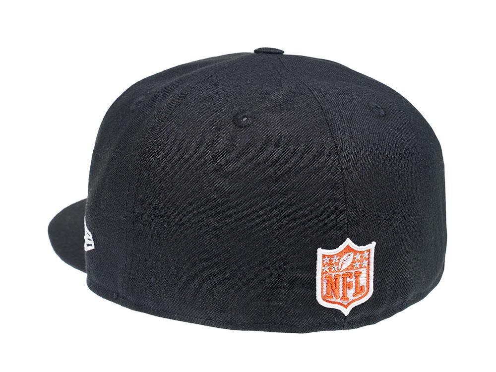 New Era Chicago Bears Black and Orange 59Fifty Fitted Casquette