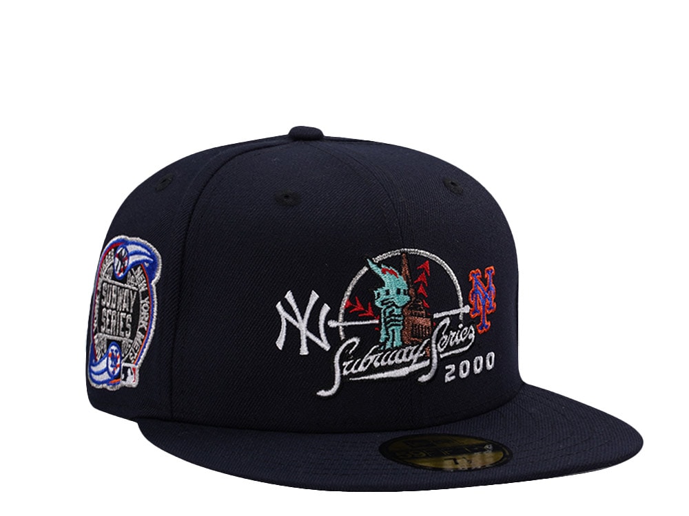 New Era New York Yankees Subway Series 2000 Navy Prime Edition 59Fifty Fitted Casquette