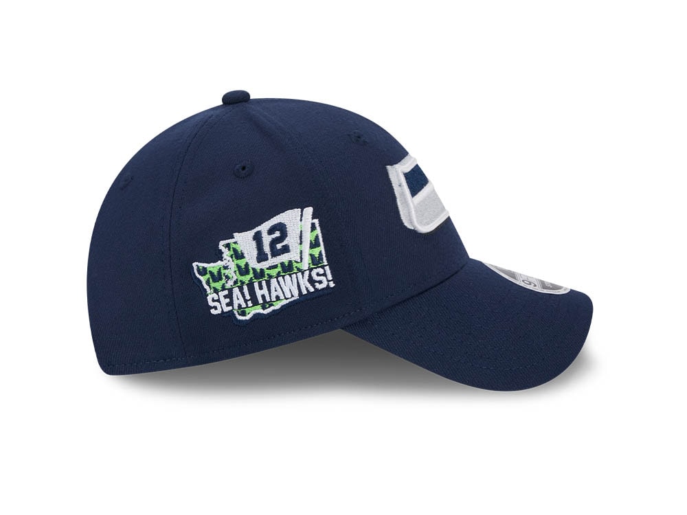 New Era Seattle Seahawks NFL24 Draft 9Forty Stretch Snapback Casquette