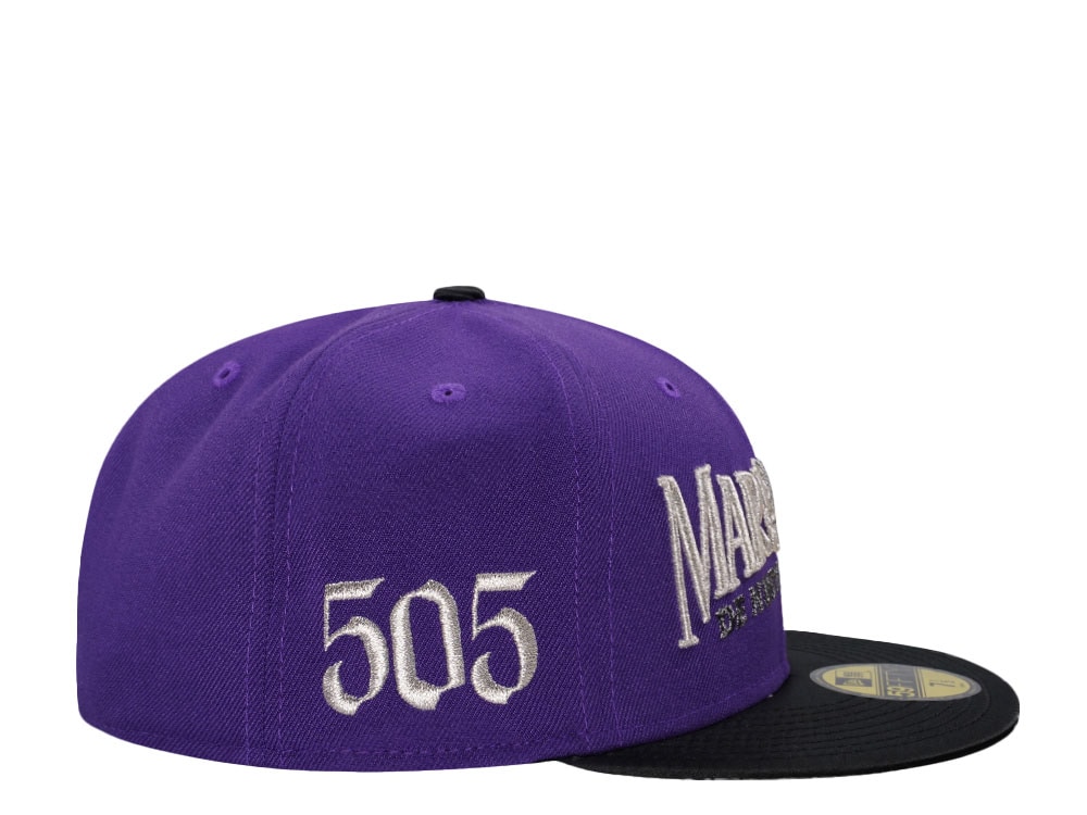 New Era Albuquerque Isotopes Mariachis Satin Brim Two Tone Edition 59Fifty Fitted Casquette