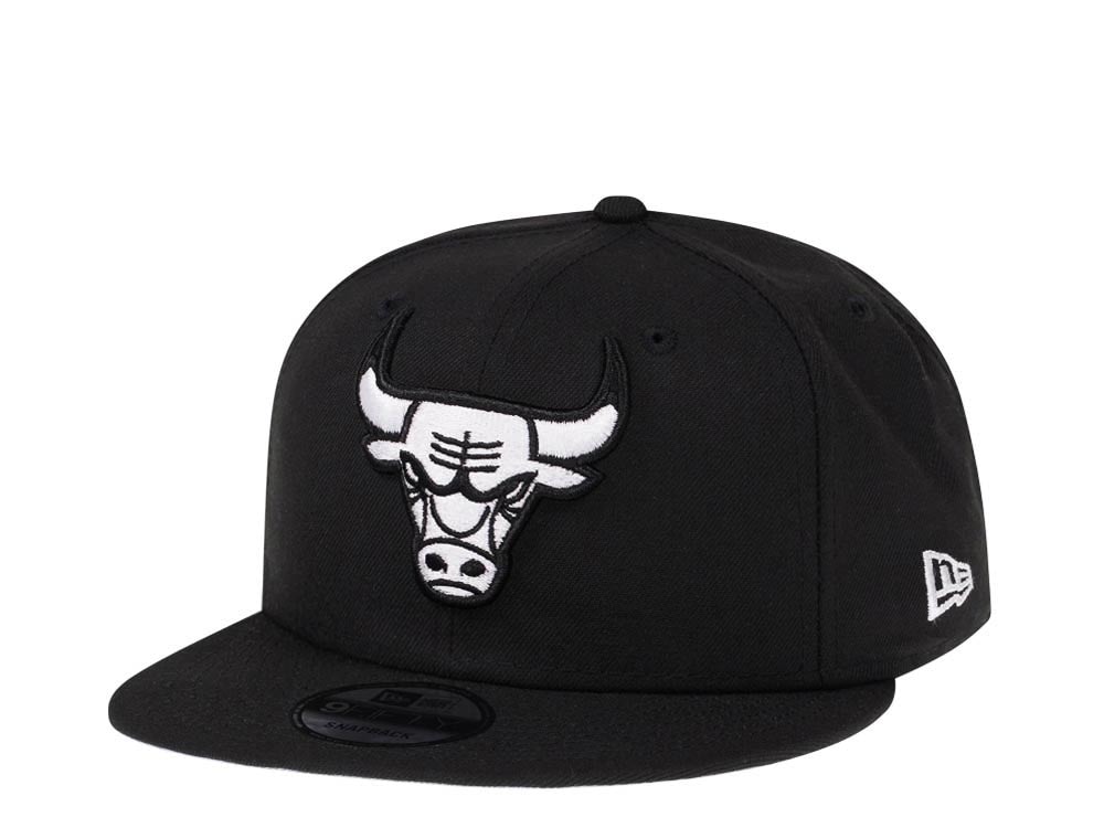 New Era Chicago Bulls Black White Edition 9Fifty Snapback Casquette