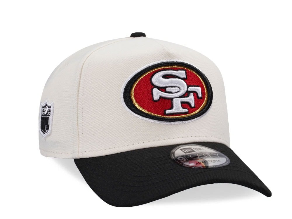 New Era San Francisco 49ers Classic Chrome Two Tone Edition 9Forty A Frame Snapback Casquette