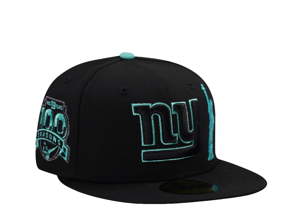 New Era New York Giants 100th Anniversary Black Prime Edition 59Fifty Fitted Casquette