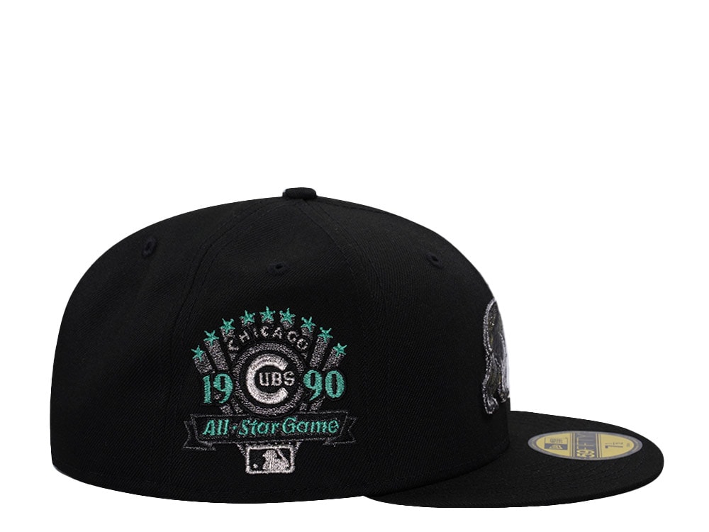 New Era Chicago Cubs All Star Game 1990 Black Prime Edition 59Fifty Fitted Casquette