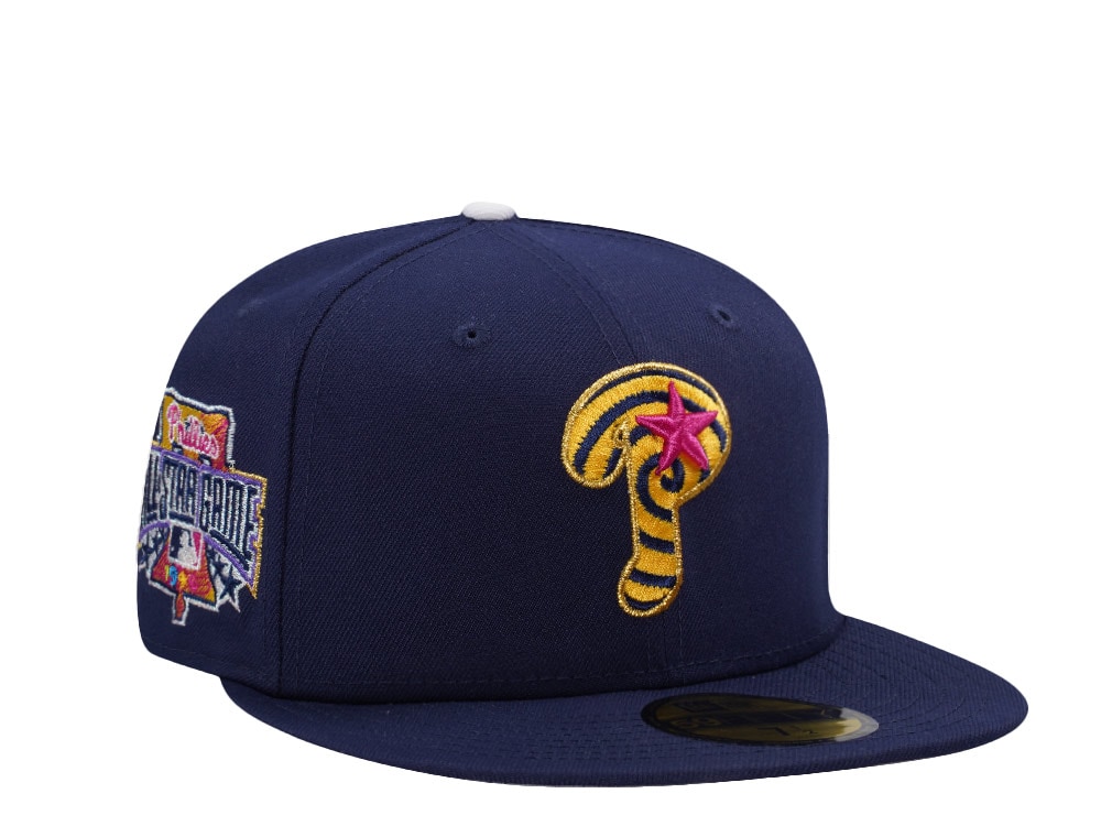 New Era Philadelphia Phillies All Star Game 1996 Blue Light Navy Prime Edition 59Fifty Fitted Casquette