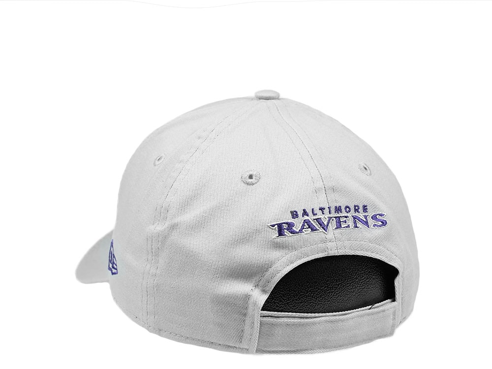 New Era Baltimore Ravens Gray Pop Edition 9Forty Strapback Casquette