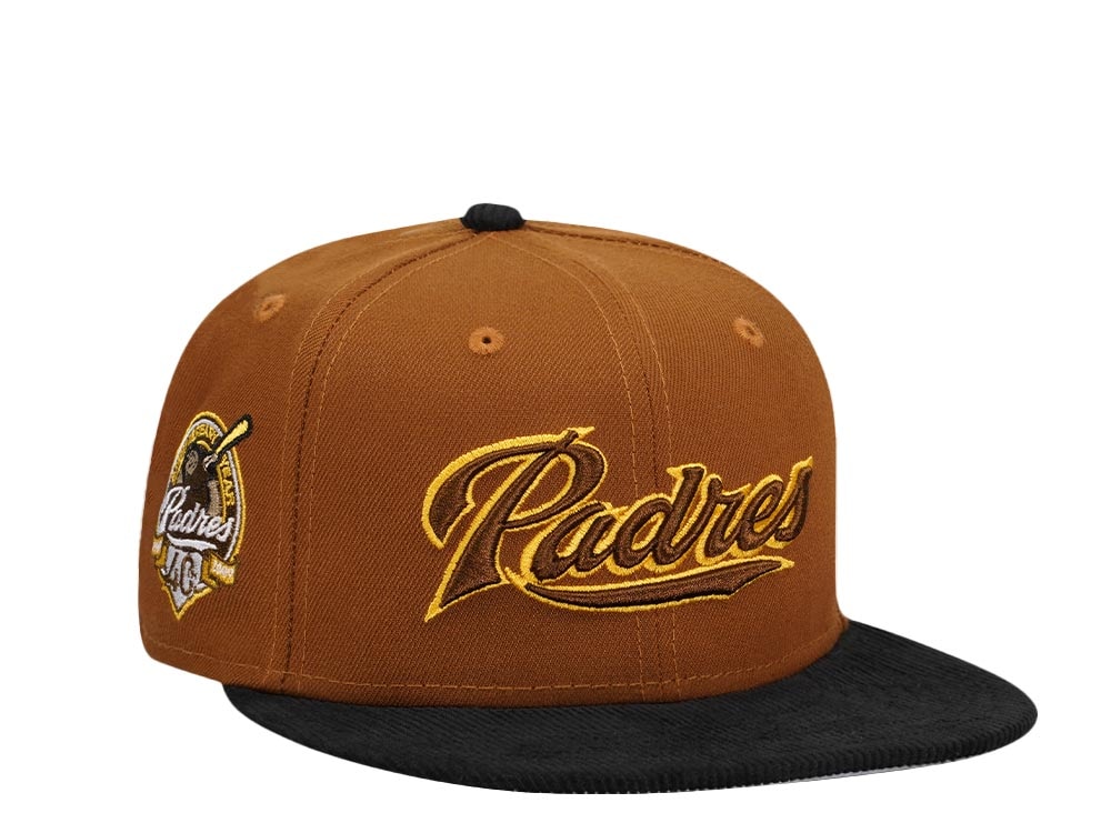 New Era San Diego Padres 40th Anniversary Cord Brim Two Tone Edition 59Fifty Fitted Casquette