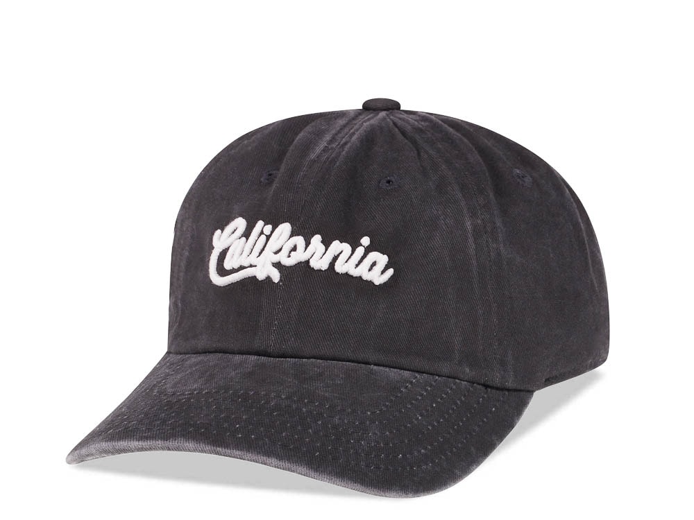 American Needle California Black Vintage Casual Strapback Casquette
