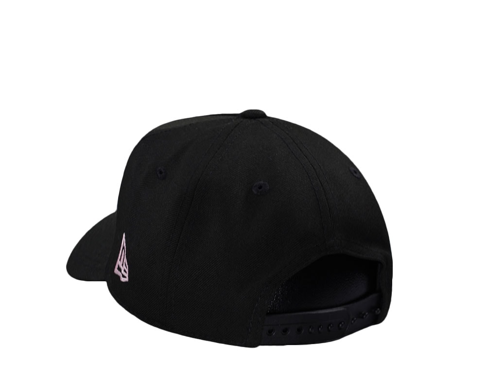 New Era Los Angeles Dodgers Script Black Pink Edition 9Forty A Frame Snapback Casquette