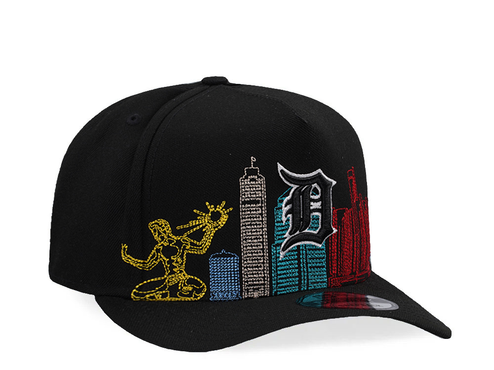 New Era Detroit Tigers Skyline Black Prime Edition 9Fifty A Frame Snapback Casquette