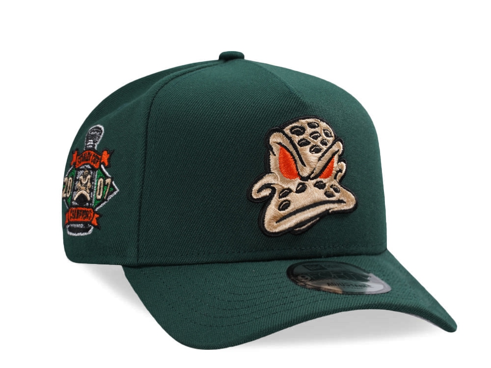 New Era Anaheim Ducks Stanley Cup 2007 Dark Green Prime Edition 9Forty A Frame Snapback Casquette