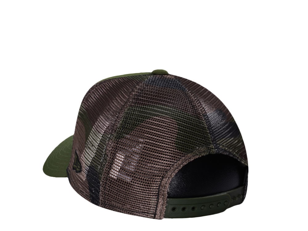 New Era Kansas City Chiefs Green Camo Trucker Edition 9Forty A Frame Snapback Casquette