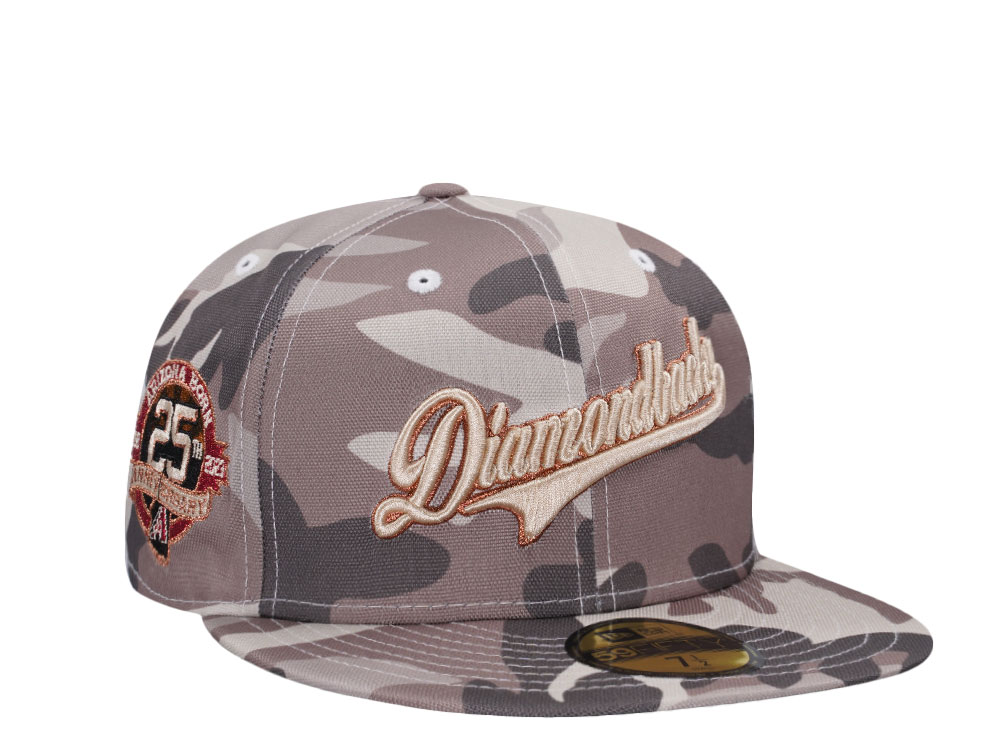 New Era Arizona Diamondbacks 25th Anniversary Camo Copper Edition 59Fifty Fitted Casquette