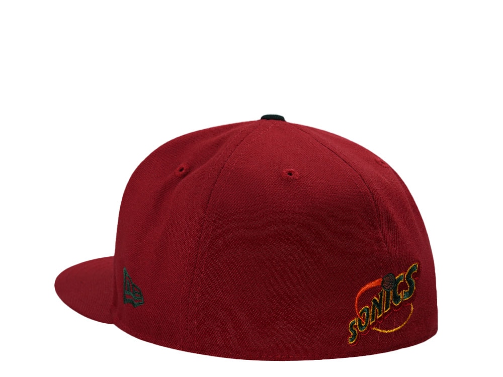 New Era Seattle Supersonics Western Conference Red Prime Edition 59Fifty Fitted Casquette