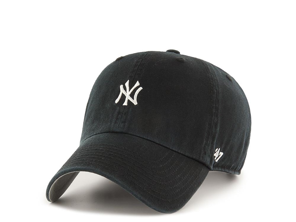 47Brand New York Yankees Black Clean up Strapback Casquette