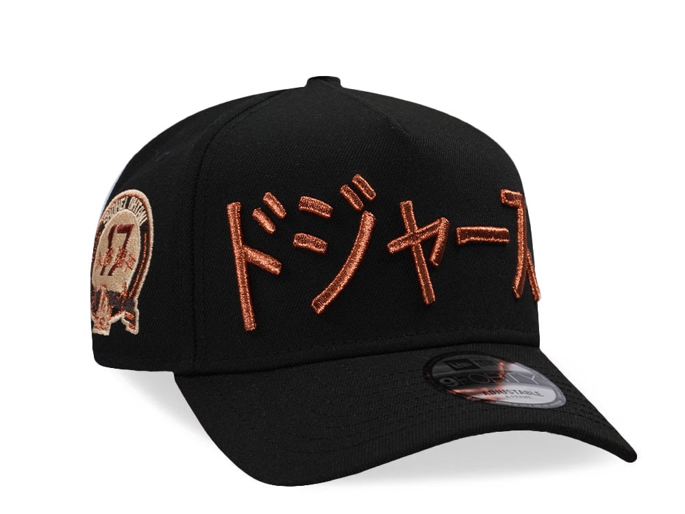 New Era Los Angeles Dodgers Ohtani Black Copper Prime Edition 9Forty A Frame Snapback Casquette