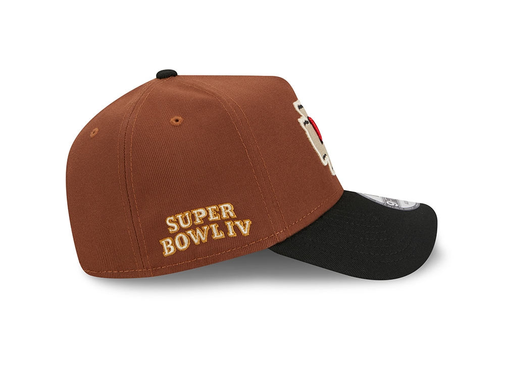 New Era Kansas City Chiefs Super Bowl IV Harvest Two Tone 9Forty A Frame Snapback Casquette