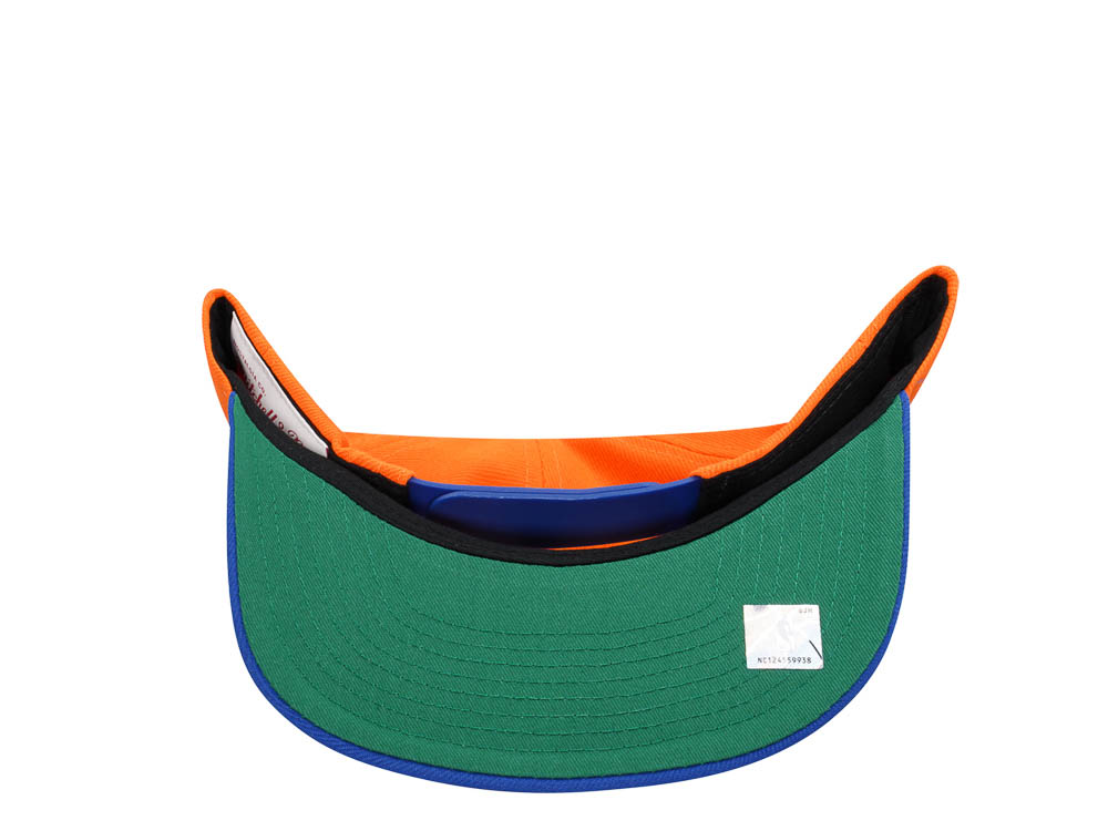 Mitchell & Ness New York Knicks Transcript Orange Two Tone Snapback Casquette