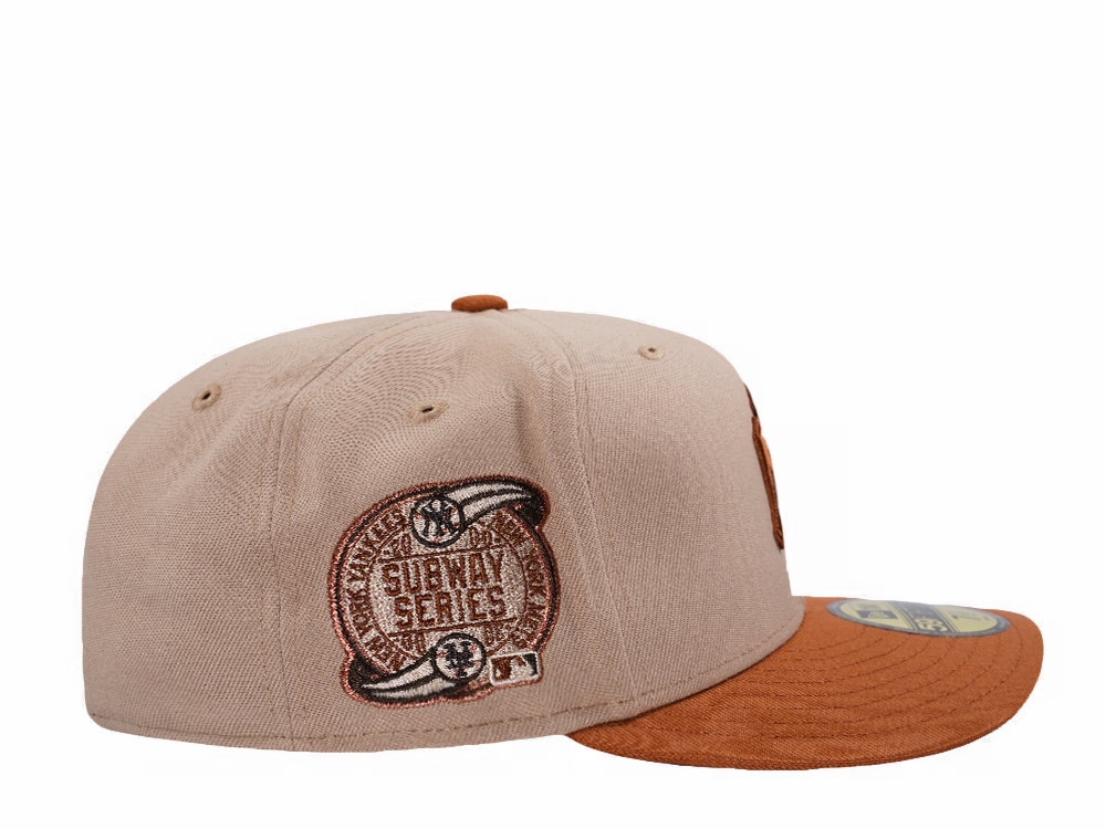 New Era New York Yankees Subway Series Pumpkin Spice Edition Pre Curved 59Fifty Fitted Casquette