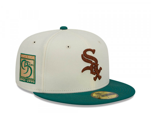 New Era Chicago White Sox 95th Anniversary Stone Two Tone Edition 59Fifty Fitted Cap