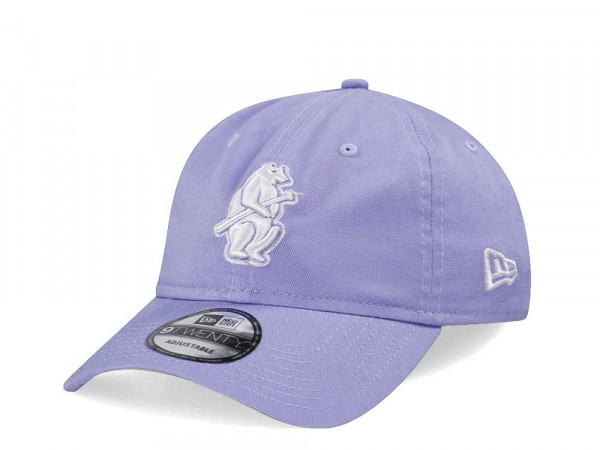 New Era Chicago Cubs Lavender 9Twenty Strapback Cap
