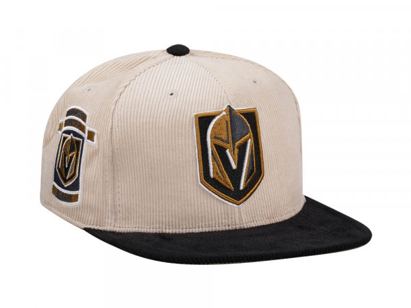 Mitchell & Ness Vegas Golden Knights Inaugural Season 17 Two Tone Cord Edition Dynasty Fitted Cap
