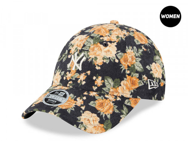New Era New York Yankees Floral Cord Womens 9Forty Strapback Cap