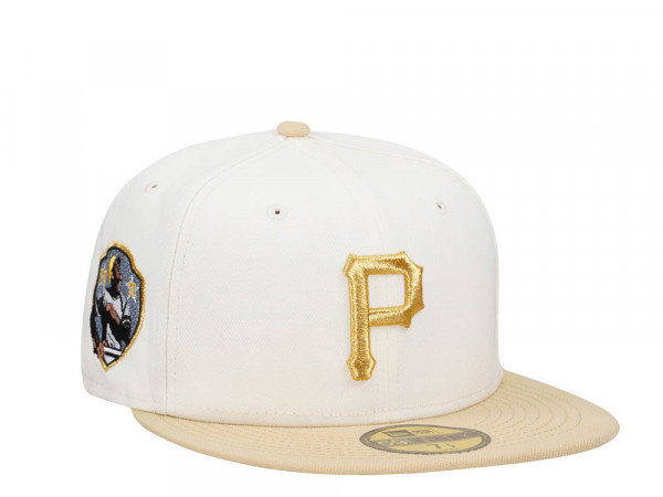 New Era Pittsburgh Pirates Roberto Clemente Chrome Gold Two Tone Edition 59Fifty Fitted Cap