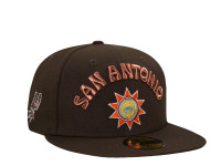 New Era San Antonio Spurs Copper Throwback Edition 59Fifty Fitted Cap