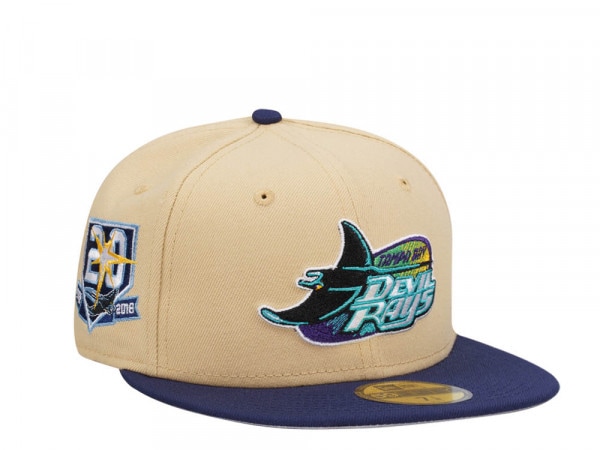New Era Tampa Bay Rays 20th Anniversary Vegas Two Tone Edition 59Fifty Fitted Cap